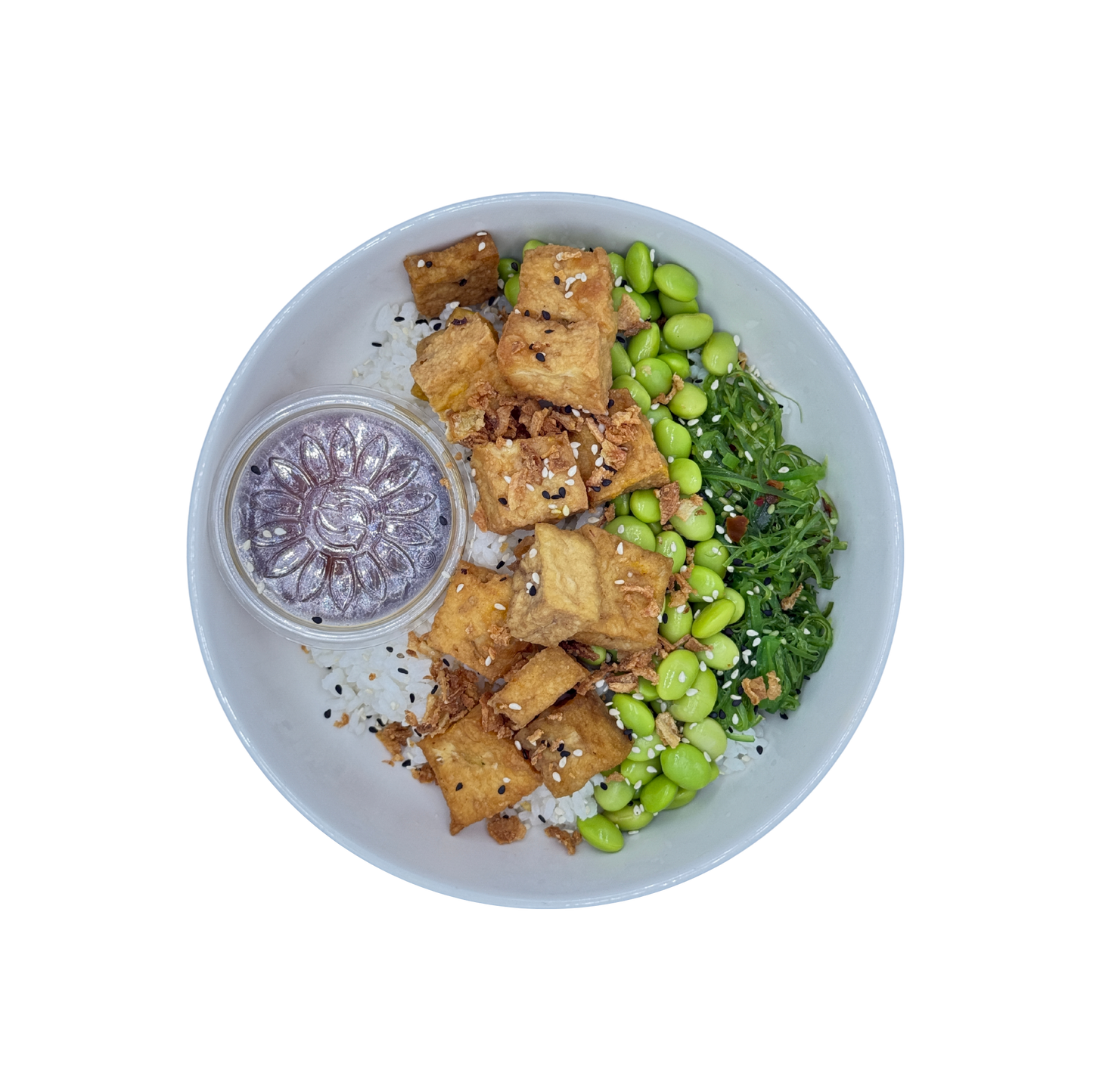 Japanese tofu sushi bowl