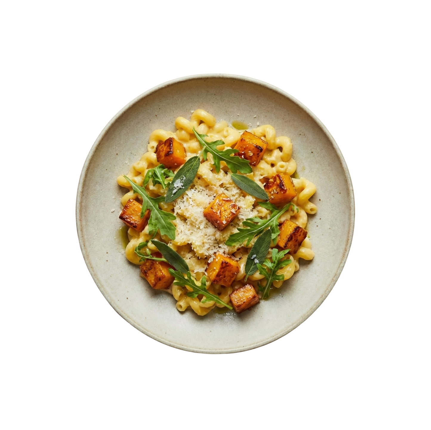 Mac N Cheese with grilled pumpkin