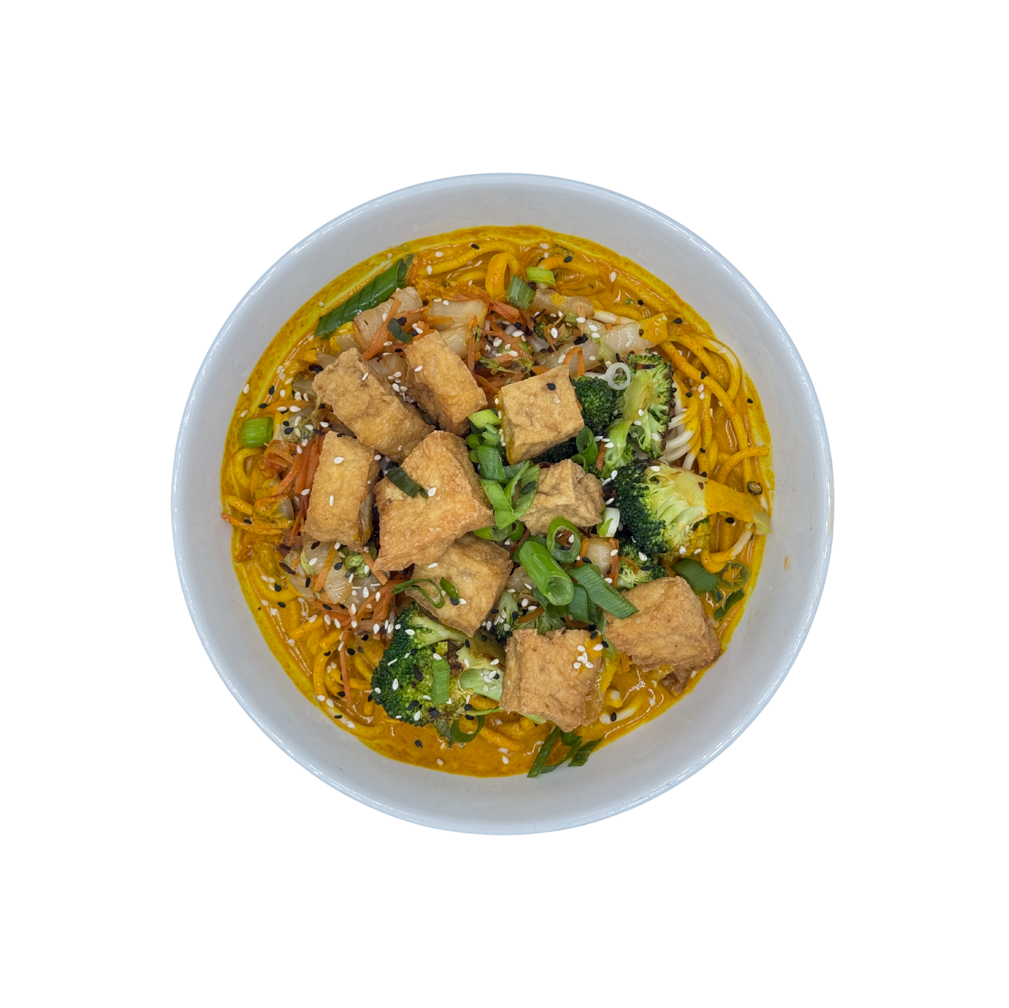 Asian Mie Noodles Tofu Curry