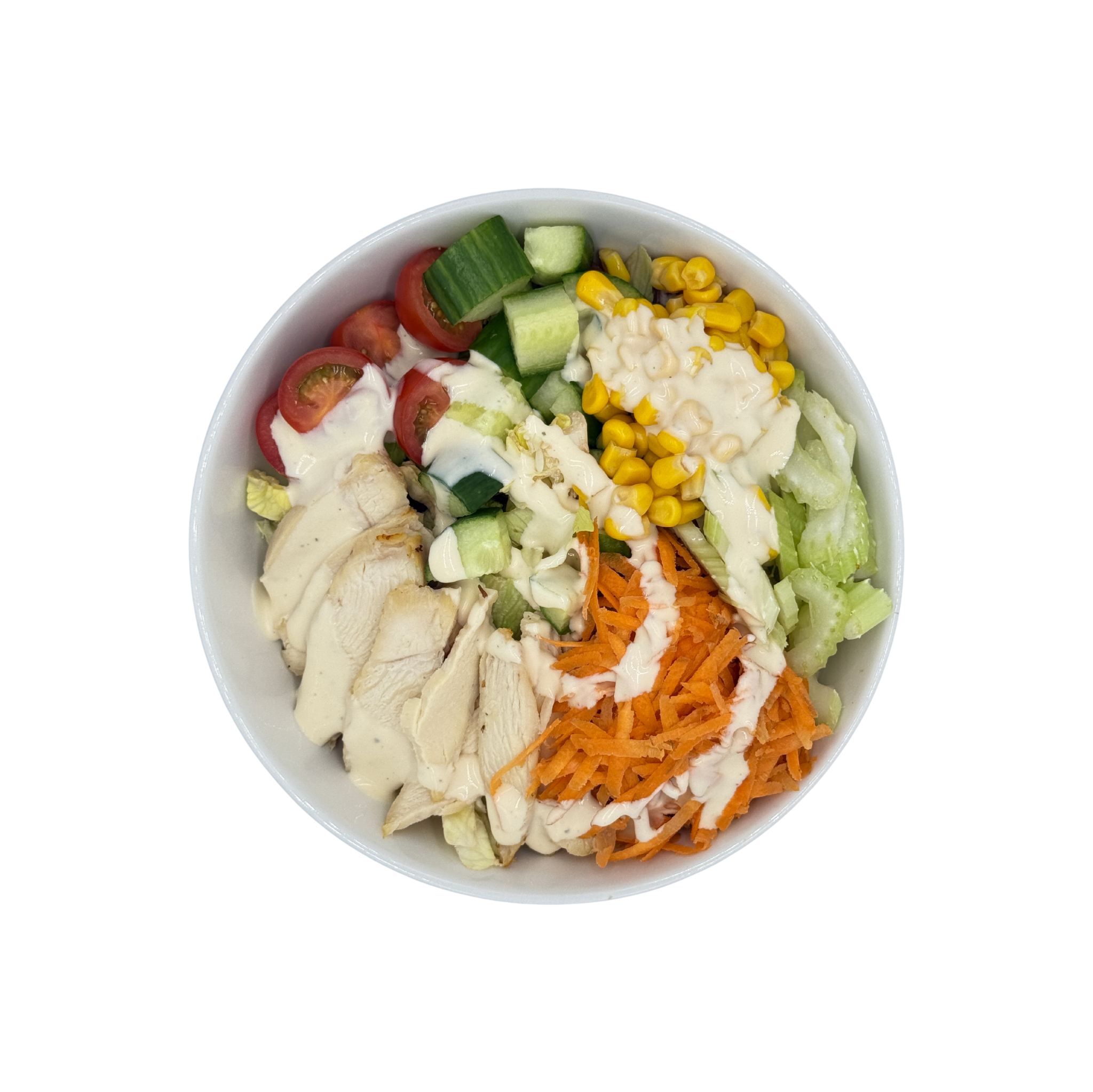 Colorful chicken salad