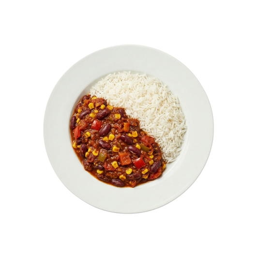 Chili Sin Carne mit Reis