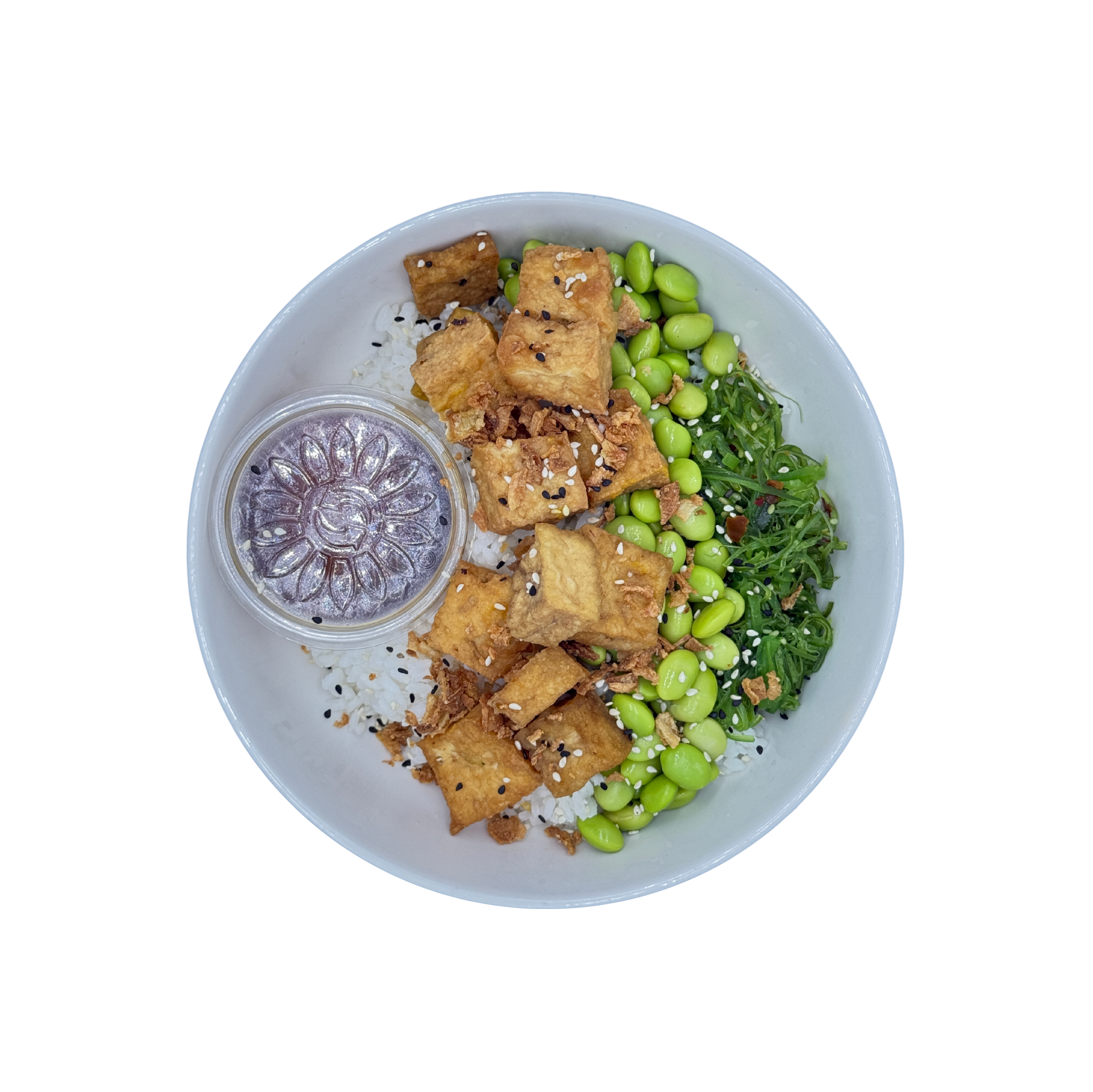 Japanese tofu sushi bowl
