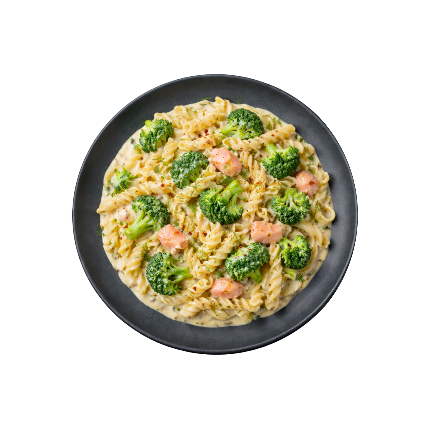 Fussili mit Brokkoli in Lachs-Kräutersauce