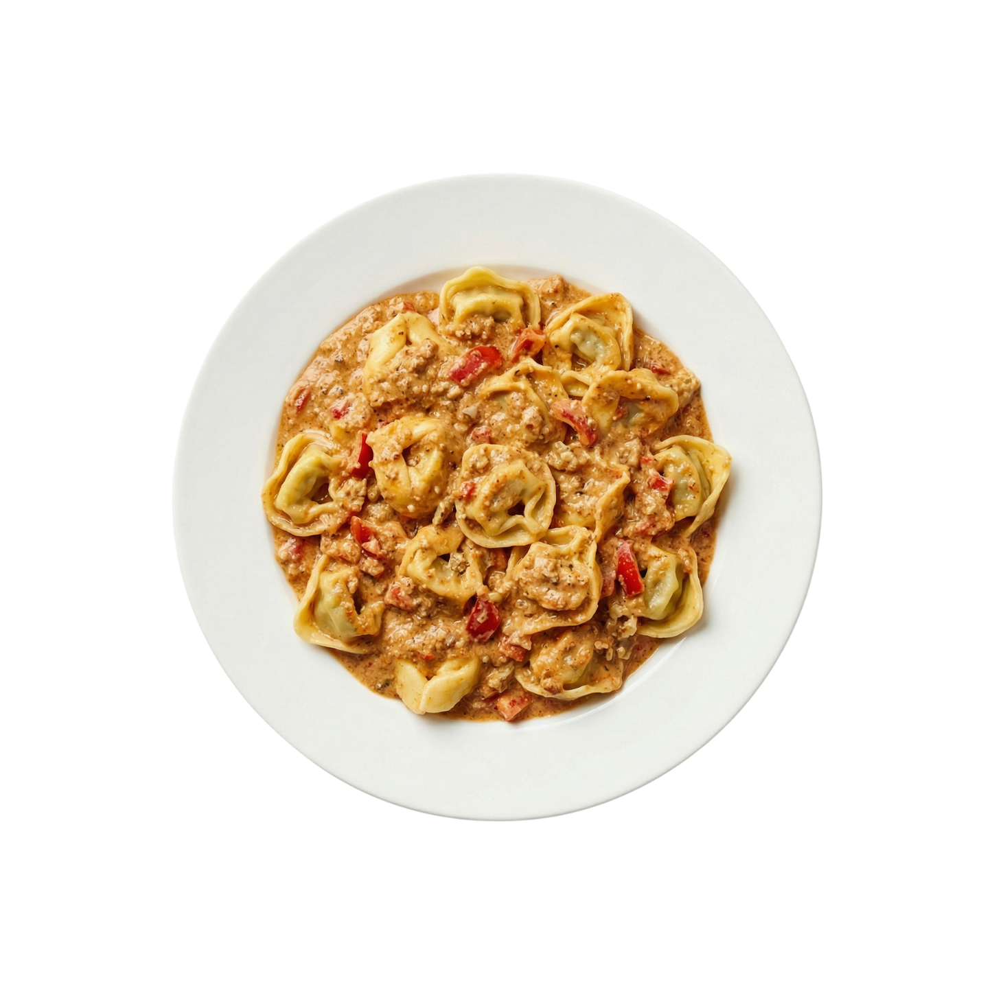 Gemüsetortellini in Paprika-Walnußcreme