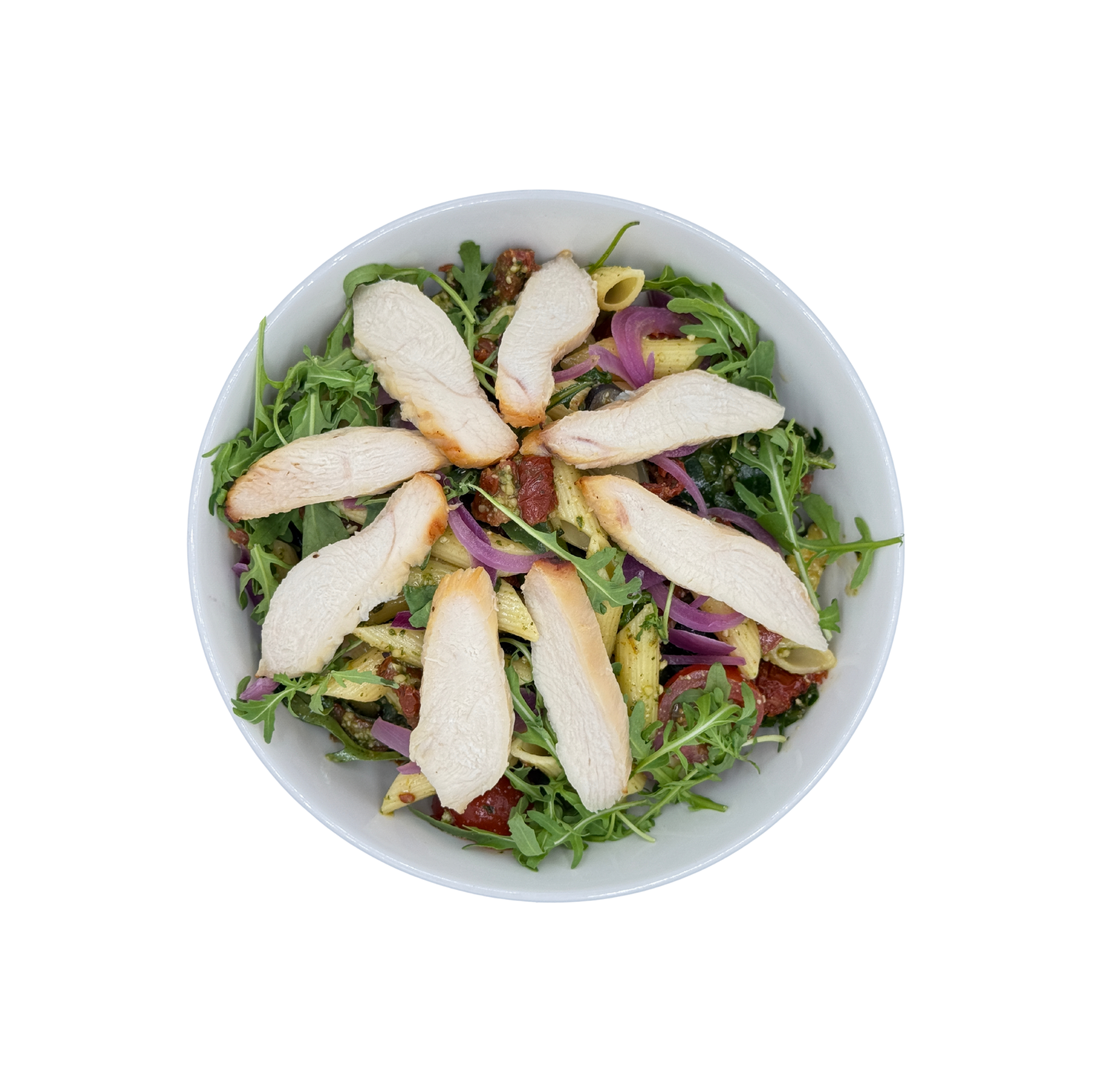 Italian pasta salad with chicken