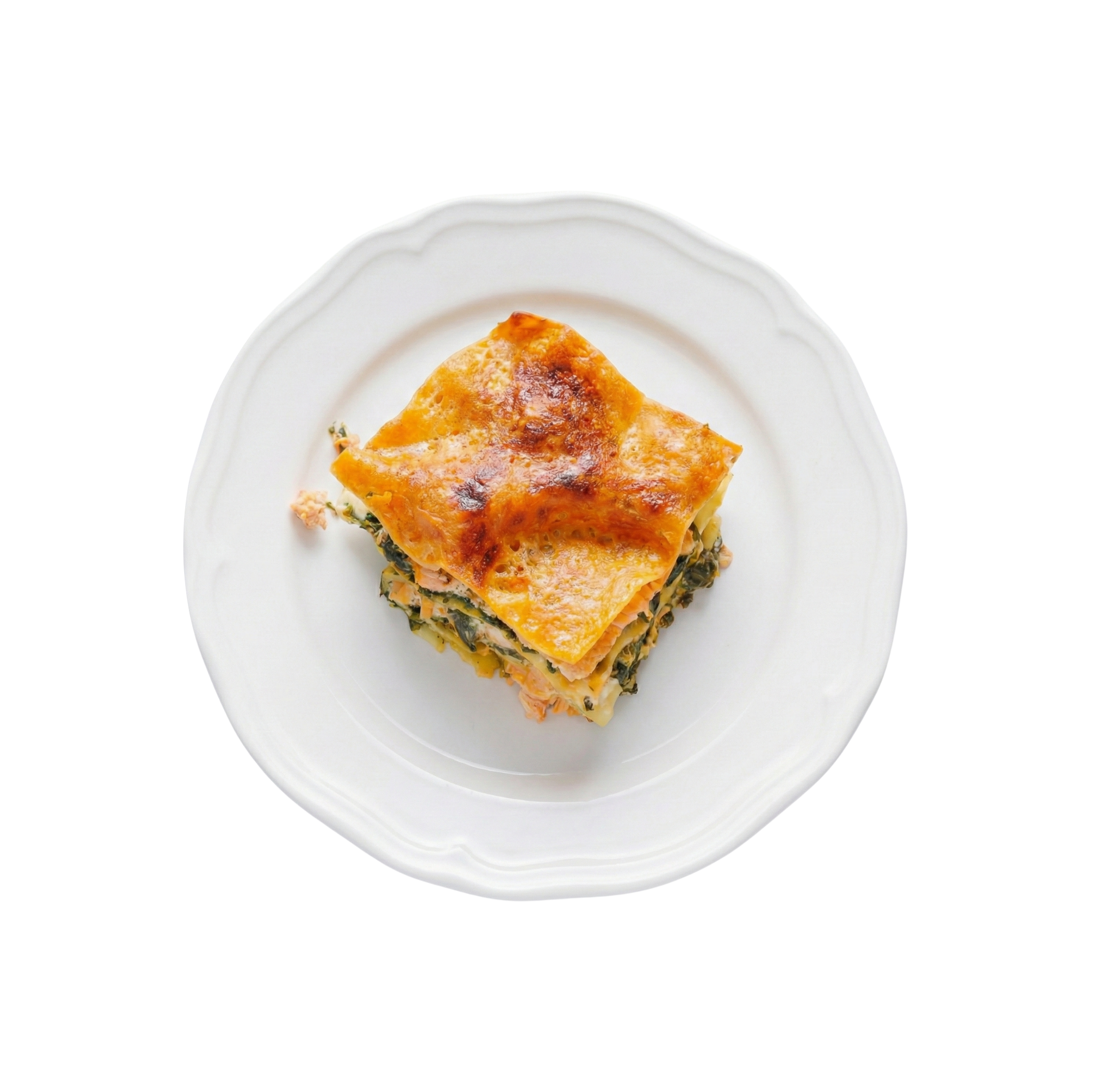 Lachs-Spinat-Lasagne