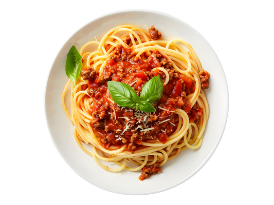 Spaghetti mit hausgemachter Bolognese-Sauce