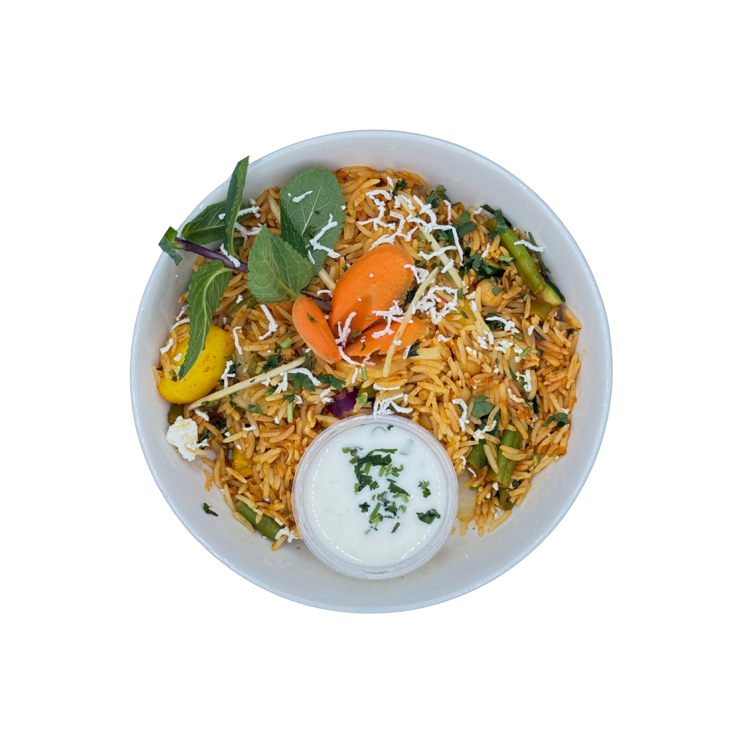 Subzi Biryani – spiced rice with vegetables